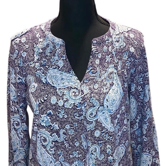 PURE Jill Pin Tucked Knit Top/Tunic Size Medium - Picture 5 of 8